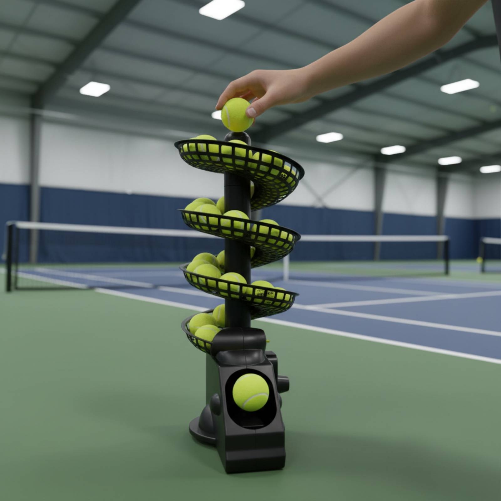 آلة كرة التنس المحمولة متعددة  - مراجعة Sports Equipment For Tennis وسعره